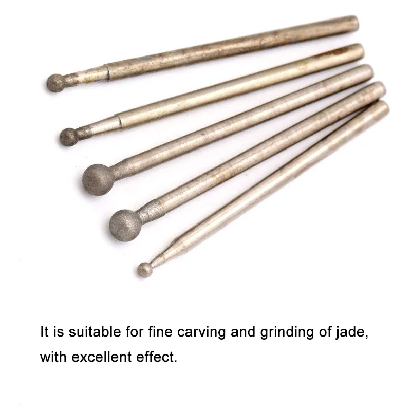 Алмазный Сферический шлифовальный наконечник с хвостовиком 2 35 мм наконечники