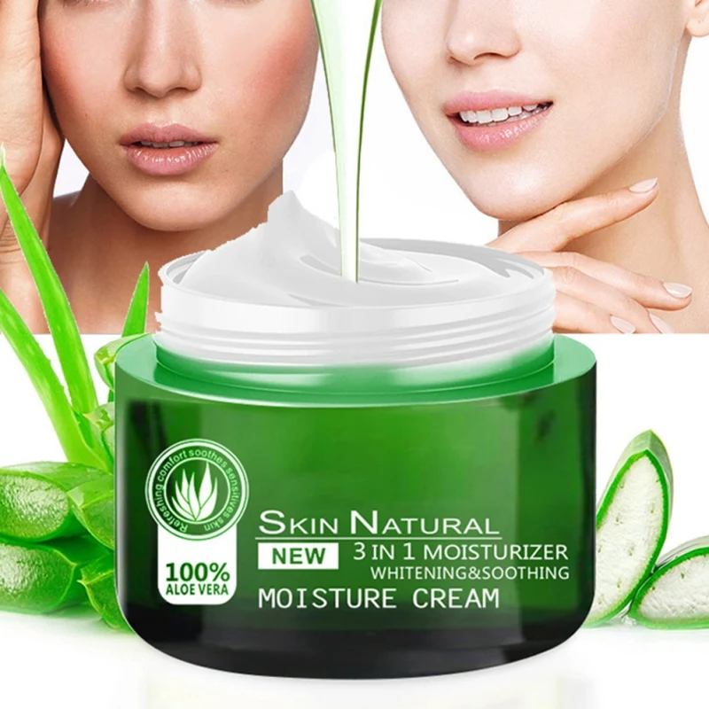 

50g Aloe Vera Gel Essence Moisturizing Face Cream Whitening Cream Acne Scar Removal Cream Natural Cosmetics Skin Care