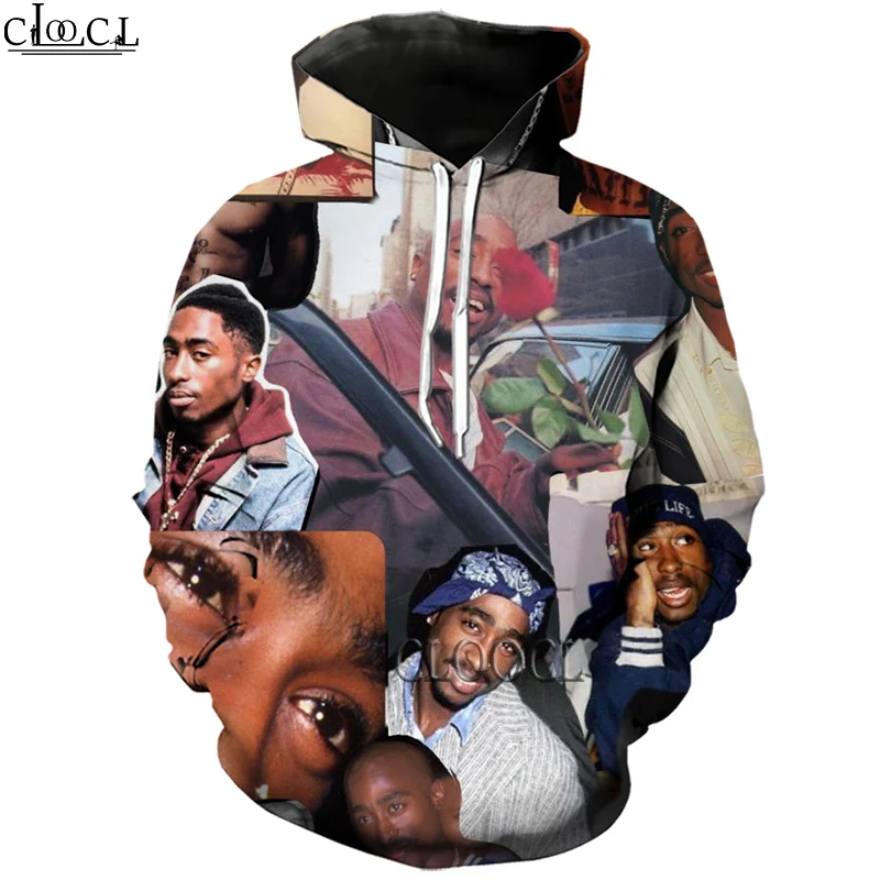 

CLOOCL Rapper Amaru Shakur 2pac Tupac 3D Print Men Women Hoodie Wild Hoody Fashion Harajuku Streetwear Tracksuit Drop Shipping