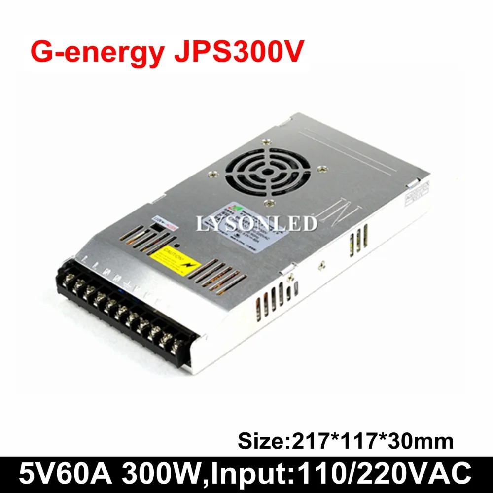 G energy 2 шт./лот JPS300V 300 Вт светодиодный дисплей Источник питания 5V60A PSU|led display|display