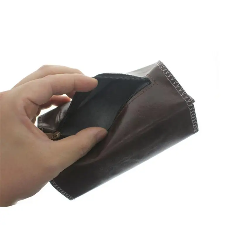 

2021 Leather Tobacco Bag Portable Cigarette Rolling Pipe Tobacco Pouch Case Wallet Tip Paper Holder