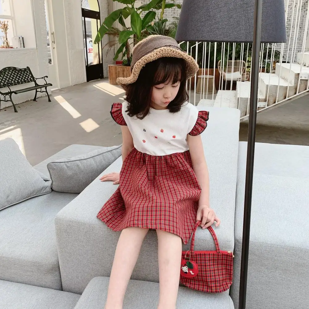 Детские летние платья новинка 2020 одежда для маленьких девочек милое платье в