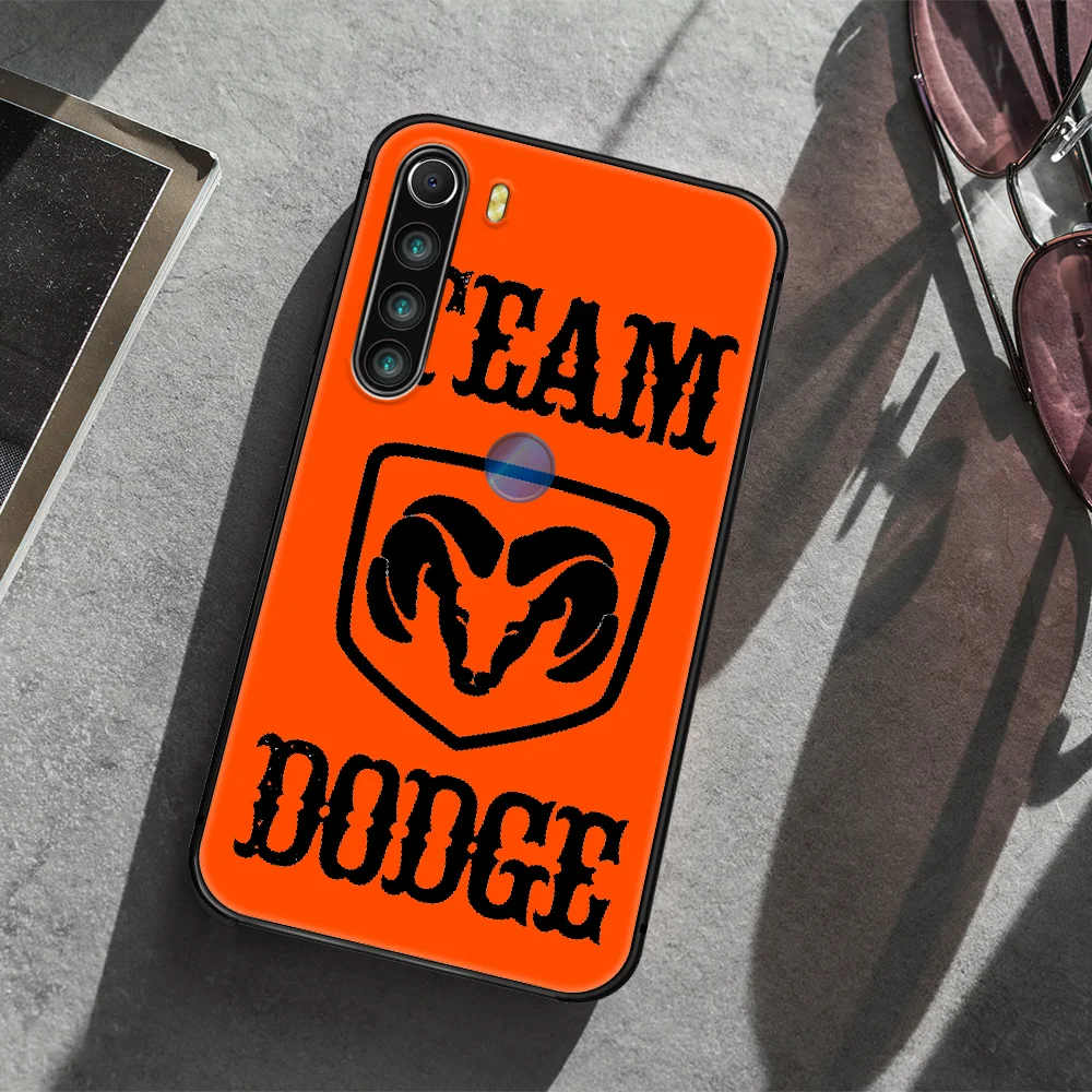 

Dodge Sport Car Cool Phone Case Cover Hull For XIAOMI Redmi 7 7a 8 8a 9 10X NOTE 6 7 7s 8 8t 9 9s Pro Max black Funda Fashion