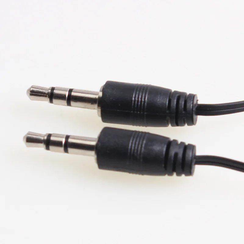 Телескопическая aux черно белый аудио кабель мобильный телефон 3 5 мм