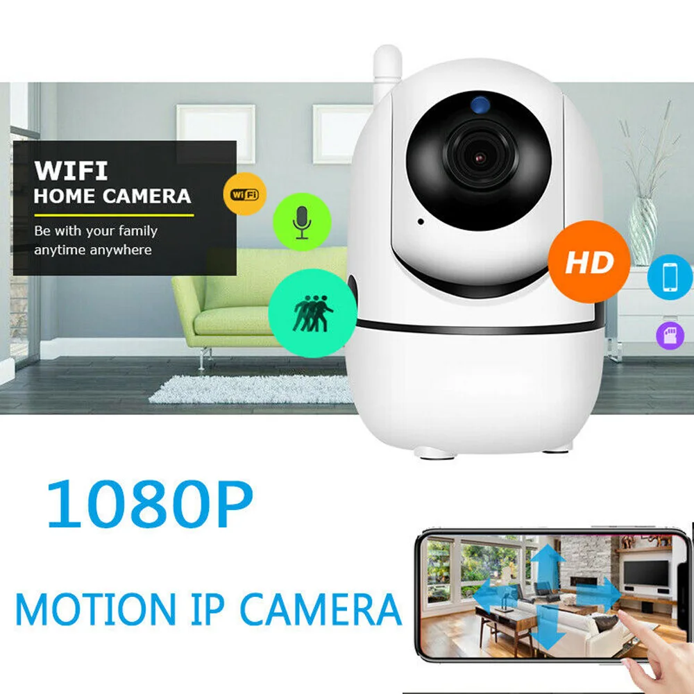 1080P WiFi IP камера сети ИК-вырез панорамирование наклона ночного видения CCTV Pet baby monitor