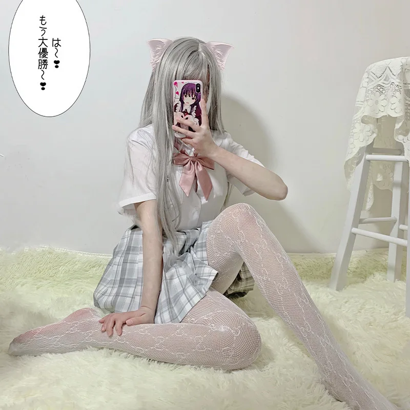 

Gothic Tights Pantyhose Women's Long Sexy Lace Japanese Fishnet Stockings Lolita Kawaii Jk Tights Lingerie Tights Stocking