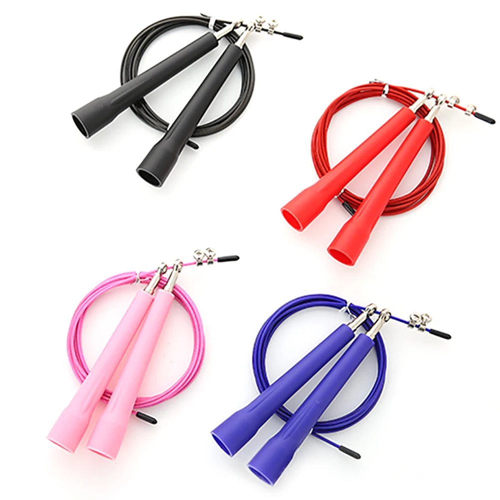

3m High Speed Aerobic Steel Wire Skipping Rope Length Adjustable Jump Rope for Crossfit Fitness Equipment Skip Rope
