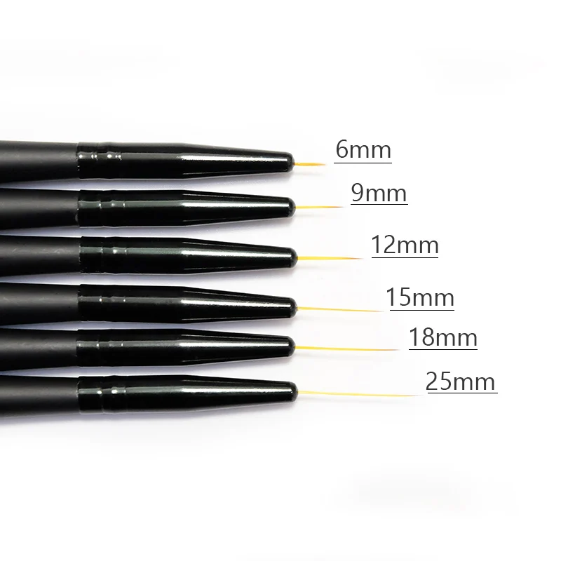 Двусторонняя кисть для дизайна ногтей рандомная ручка рисования Гель-лак кисти