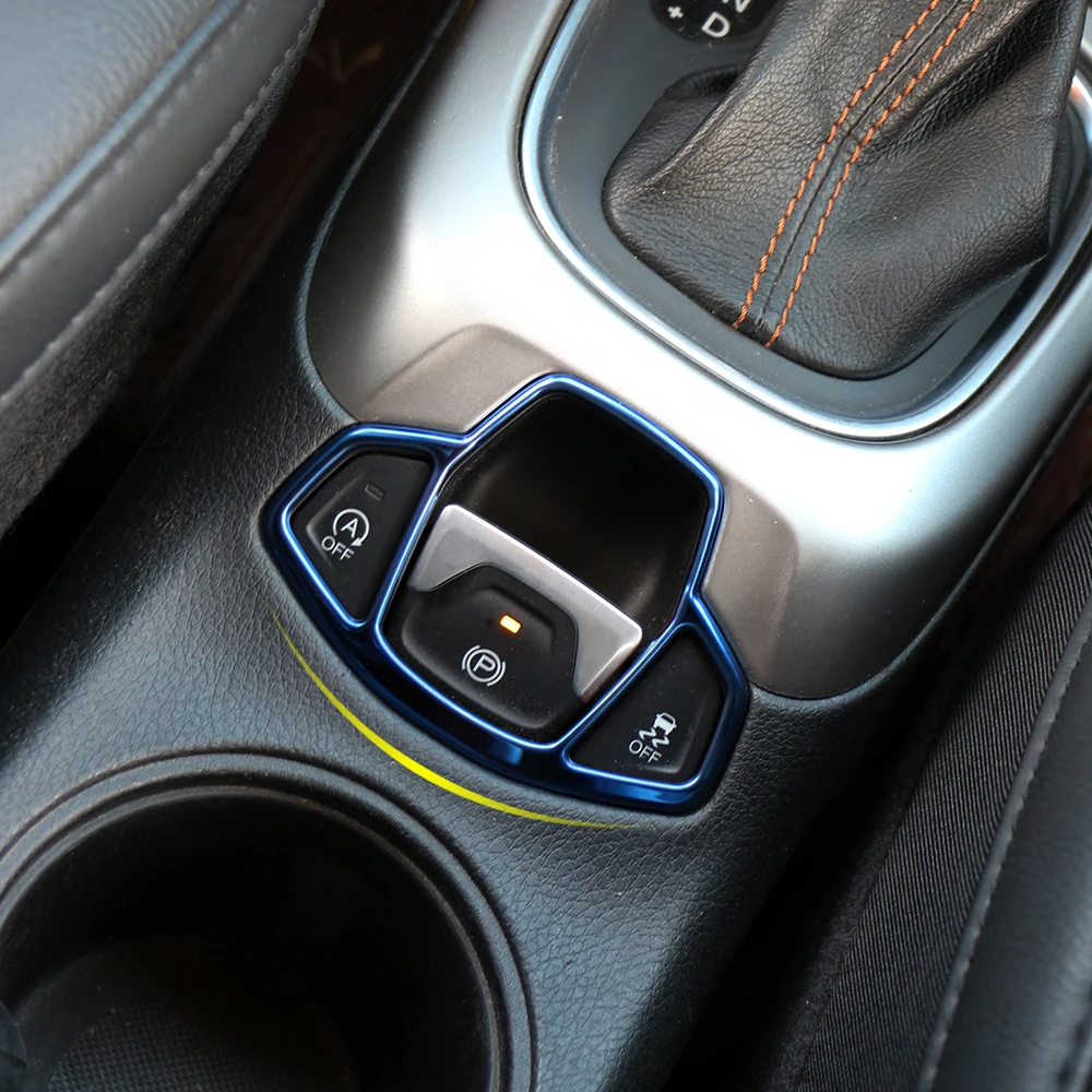 Daefar для Jeep Compass 2017-2020 Renegade 2015 - 2020 интерьерная центральная консоль автомобиля