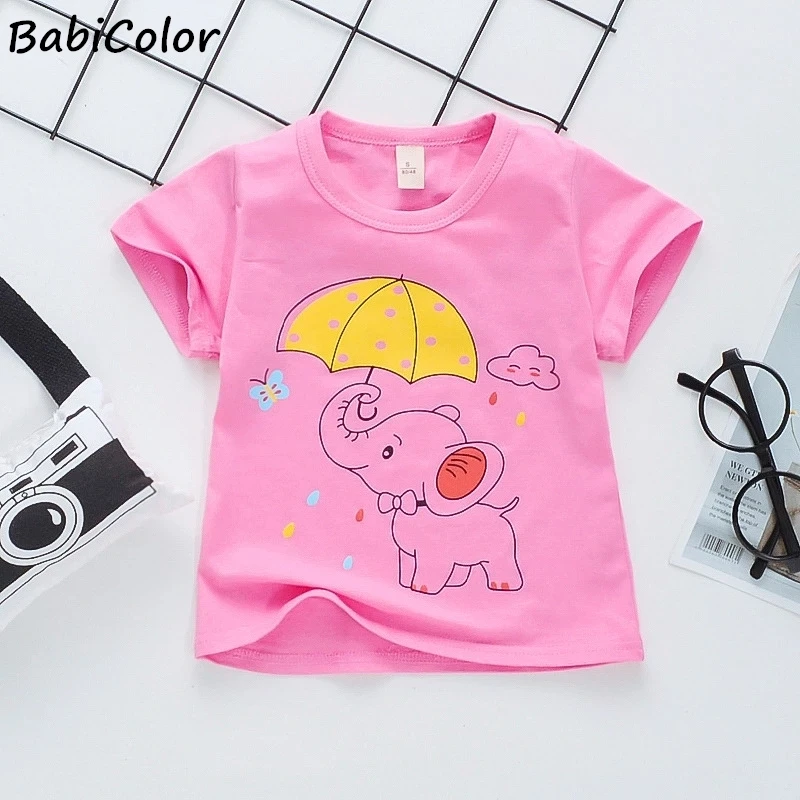 

Baby Boys Girls Summer T-shirt Kids Infant Newborn Cotton Tops Children Boy Hight Quality Clothing