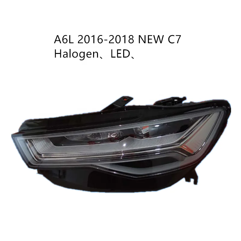 Изготовлено для 2009-18 новых и старых Audi A6L налобный фонарь в сборе завод C6 C7 грыжа СВЕТОДИОДНЫЙ матричный фонарь