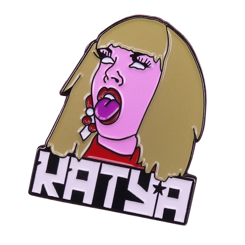 Katya Drag Queen заколка RPDR брошь для ТВ шоу ЛГБТ Queer украшение геев гордости|Броши| |