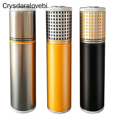 Мини гаджеты желтый и черный серебристый путешествия алюминиевый сплав трубка