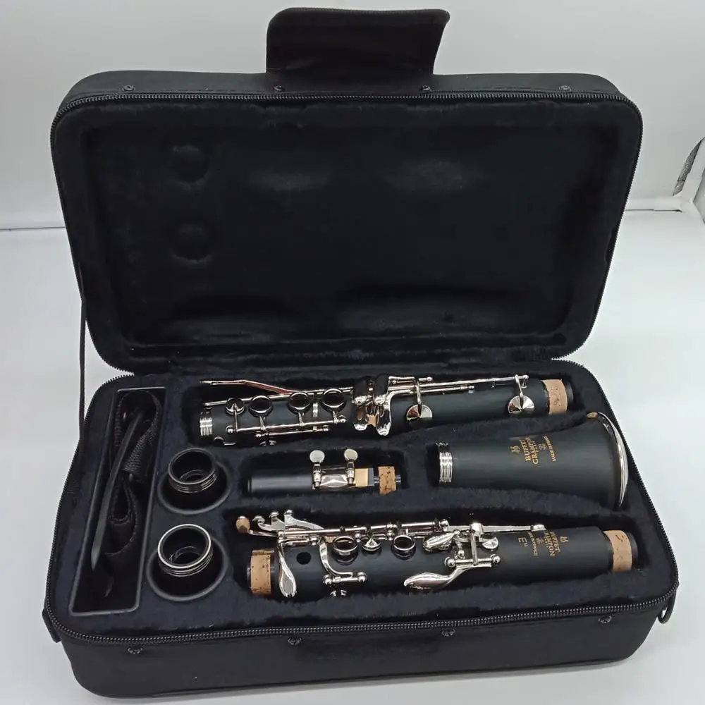 

New MFC Professional Bb Clarinet E13 Bakelite Clarinets Nickel Silver Key Musical Instruments Case Mouthpiece Reeds