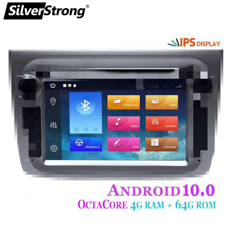 SilverStrong Android10.0 4 Гб ПЗУ 64 dvd плеер для Alfa ROM eo Mito 147 159 авто радио готов в наличии
