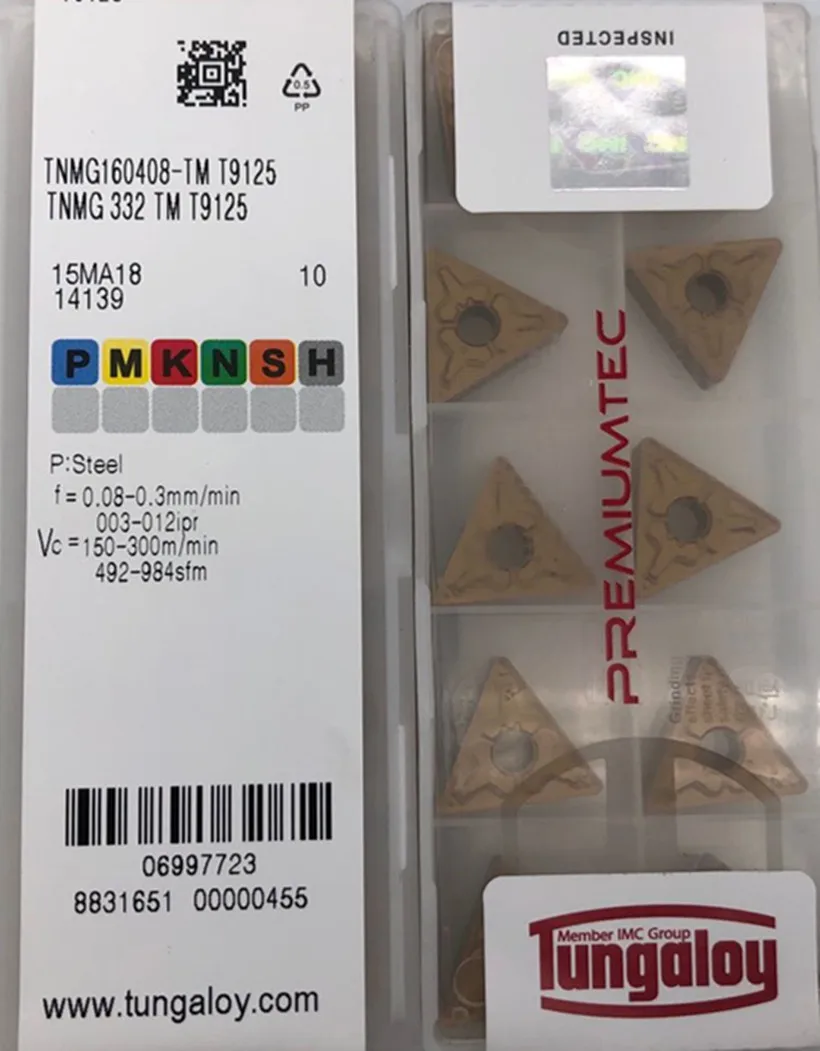 TNMG160404 TNMG160408 TNMG160412 TM T9125 карбидная вставка обработка: легированная сталь и т. д.