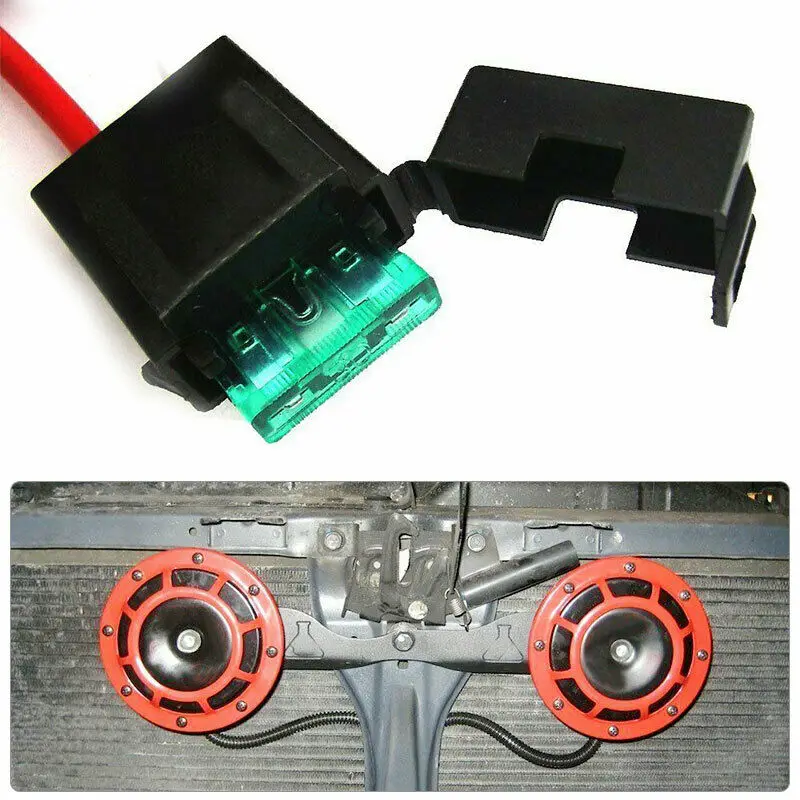 

Kit Horn Relay Relay Universal 12V For Grille Mount Electric Blast Horn Horn Hot Sale Newest Protable