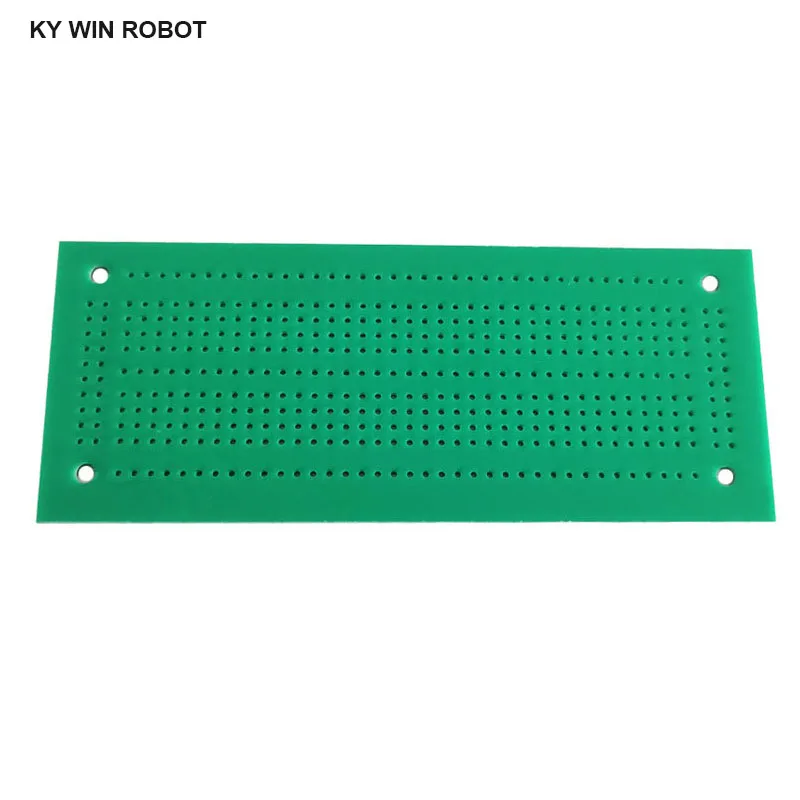 Одна штука DIY Зеленая Односторонняя Прототипная Бумажная Плата PCB Универсальной Матрицы для Экспериментов 4,7*11,6 см 47х116 мм для Arduino.