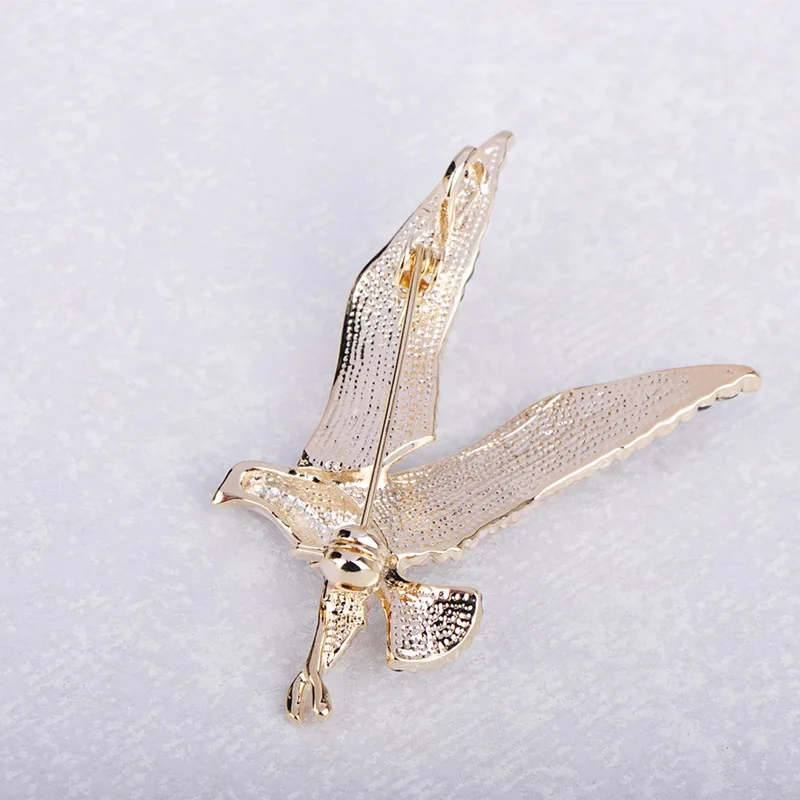 OI яркий Орел Форма Броши эмалью с изображением животного штырь отворотом