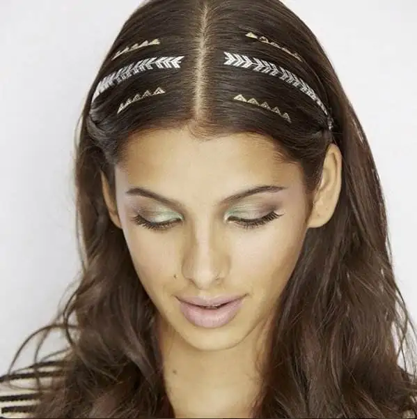 35 штук наклеек 2020 DYI вечерние украшения Временная татуировка для боди арта волос