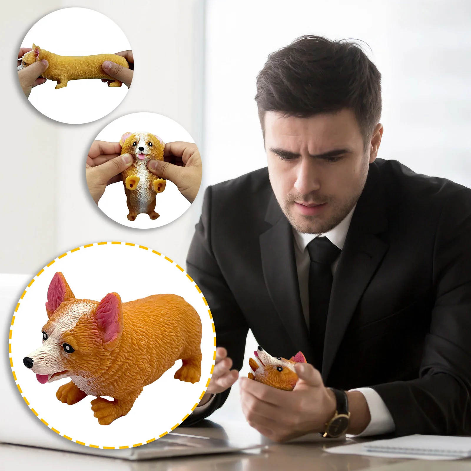 

Decompression Toys, Decompression, Pinch, Pug, Stretch, Vent,Corgi