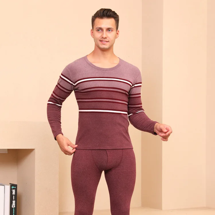 Термобелье костюм для мужчин размера плюс 3XL бархатные Утепленные зимние