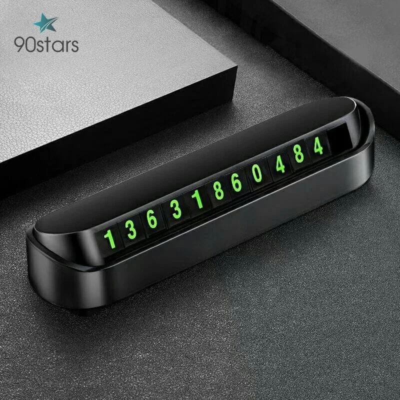 

Car Styling Temporary Parking Card Phone Number Card Plate Telephone Number Car Park Stop for BMW X Benz W Audi A S All Series