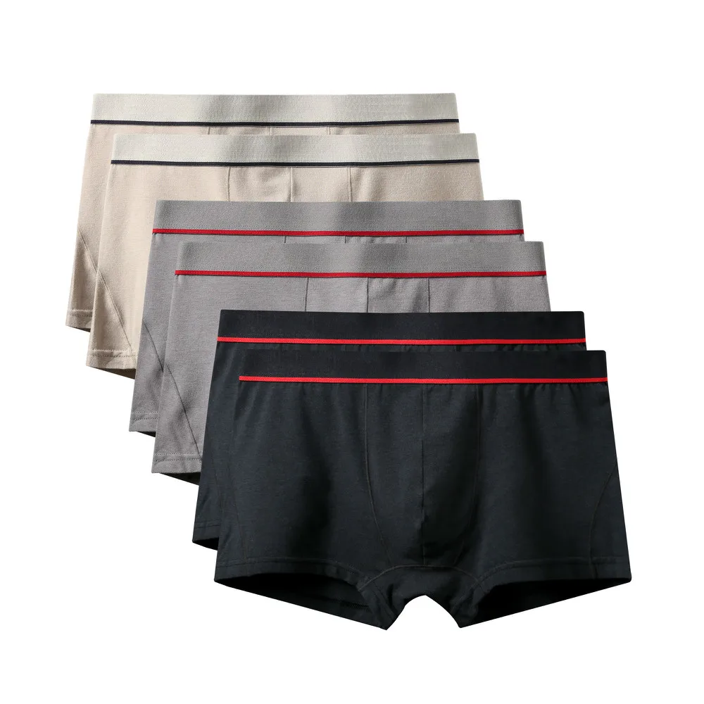 6Pcs A0582 Mix A31 6 шт./лот, новинка, высокое качество, Mr трусы, модные, сексуальные, брендовые, U выпуклые трусы, мужские, размера плюс, боксеры, шорты, большой размер, нижнее белье - Цвет: 6Pcs A0582 Mix A31
