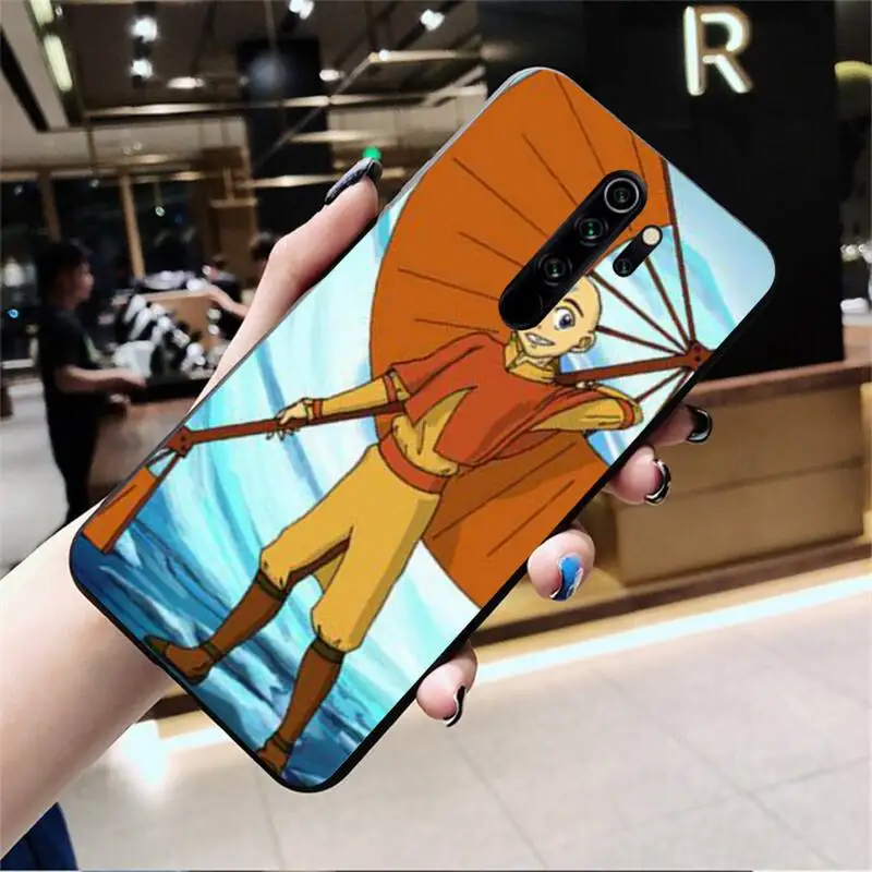 

HPCHCJHM Avatar The Last Airbender Black Cell Phone Case for Redmi Note 9 8 8T 8A 7 6 6A Go Pro Max Redmi 9 K20