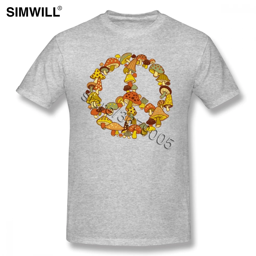 2019 мужские футболки с грибным кольцом очень большая футболка из чистого хлопка
