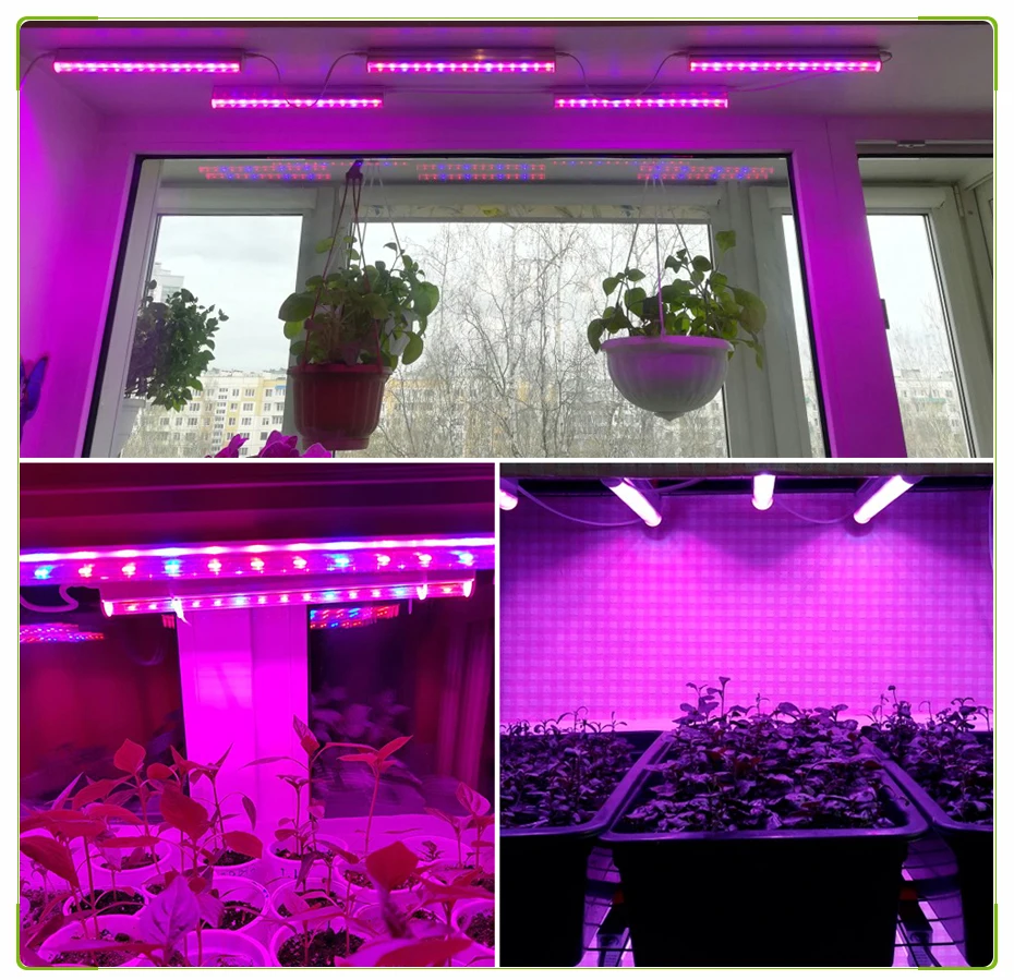 

LED Grow Light 30CM Full spectrum grow Lamp For Flower plant Phytolamp indoor seedling grow box