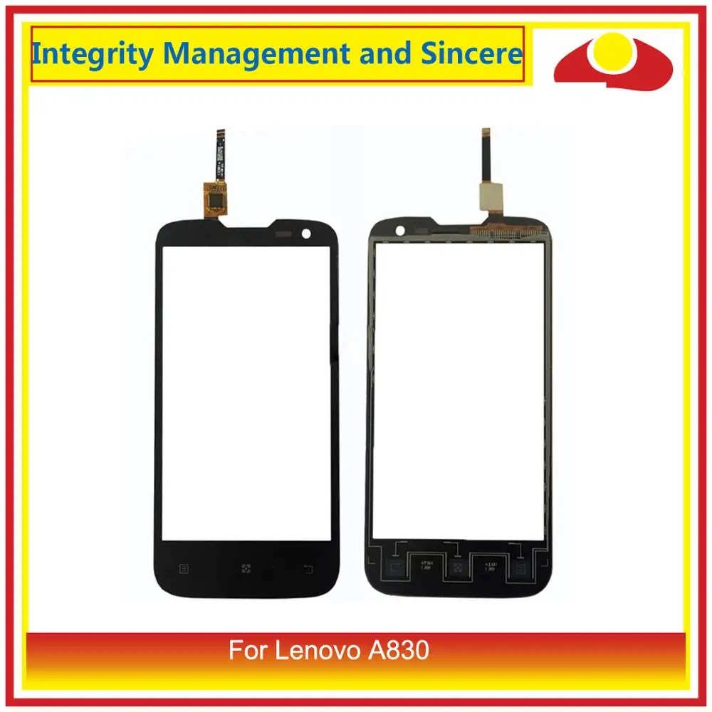 

Top Quality Mobile HighScreen A830 For Lenovo A830 Touch Screen Digitizer Front Outer Glass Lens Sensor Replace
