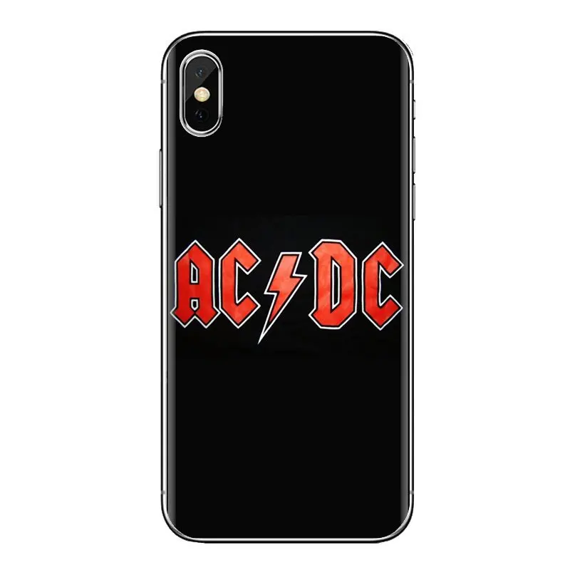 Rock Band ACDC For Huawei G7 G8 P7 P8 P9 P10 P20 P30 Lite Mini Pro P Smart Plus 2017 2018 2019 Transparent Soft Shell Cases |