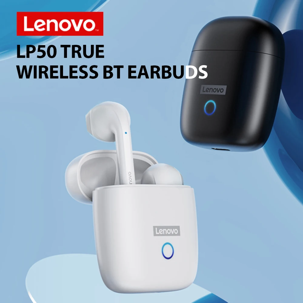 

Наушники-вкладыши Lenovo LP50, Bluetooth 5,0, с шумоподавлением
