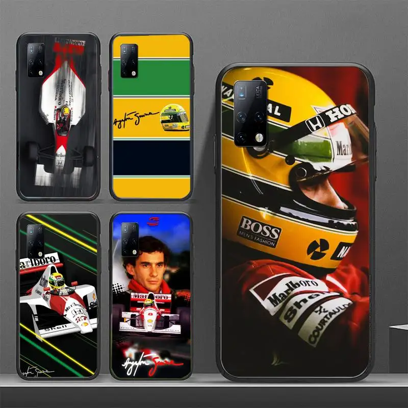 

Racing Ayrton Senna Phone Case for Xiaomi mi6 mi5x mi8 miA1 miA2 mi9 mix2 mi10pro mimax3 Funda coque cover