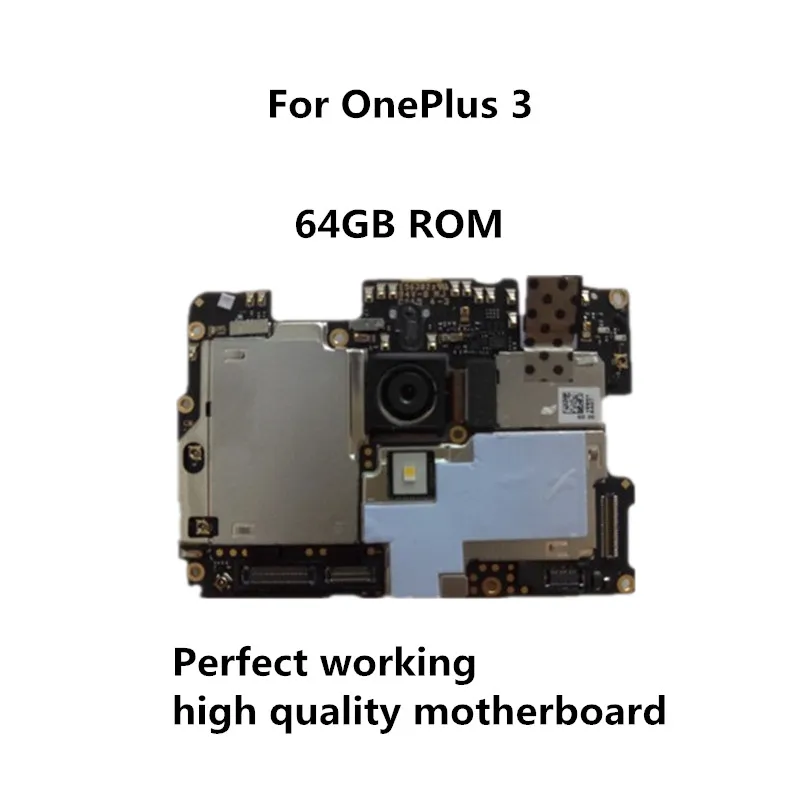 Полная рабочая оригинальная разблокированная материнская плата для OnePlus 3 One Plus Three 64GB логическая схема платы