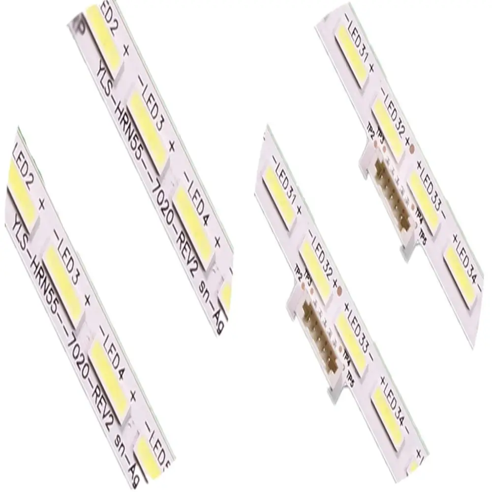 

1Set=2pcs(R+L) LED Strip for Sony TV YLS_HRN55_7020_REV2 YLS_HAN55_7020_REV2 15521N SYV5541 KD-55X8505C 75.P3C08G001 KD-55X8507C