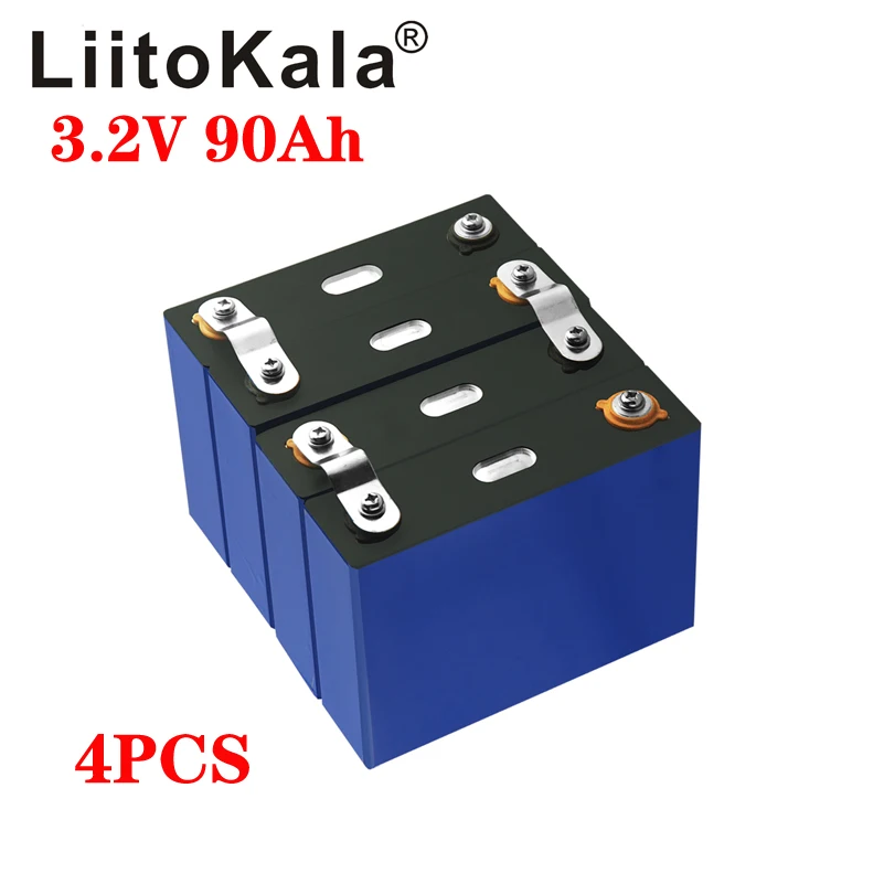 LiitoKala LiFePO4 Prismatic Cell Max 3C 270A разряд 3 2 в 90 А комплект батарей EV с автобусными барами
