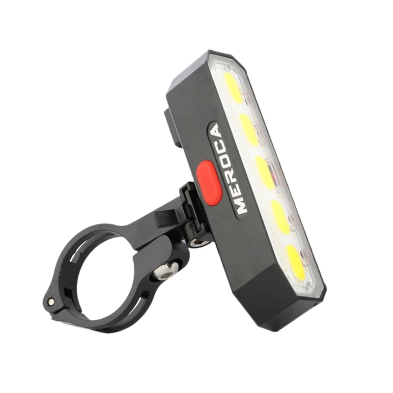 

MEROCA Rechargeable Led Bicycle Lights Highlight Bike Rear Light Discoloration Cycling Lantern Strobe Bicycle Taillight