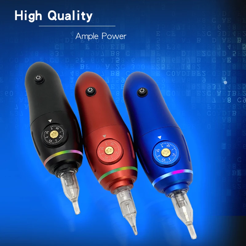 

Newest Rotary Tattoo Gun Strong Motor Supply High Quality Cartridges Tatttoo Pen Supplies