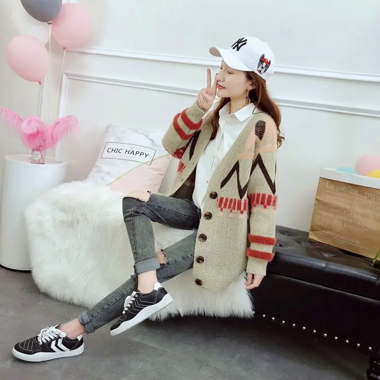 

Fy1228 2020 spring autumn winter new women fashion casual warm nice Sweater woman female OL korean tops cardigan women