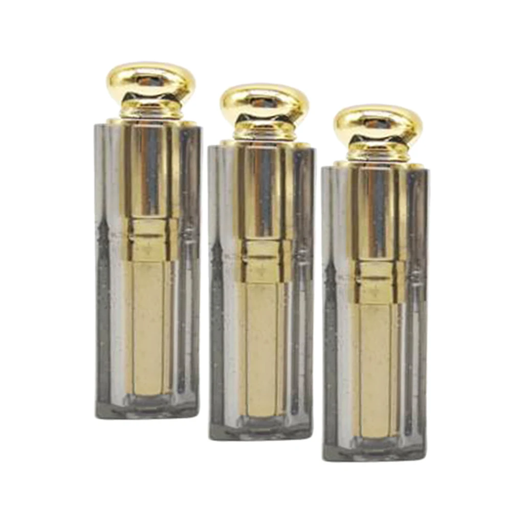 

Lots 3 9.1mm Empty Women Square Cosmetic DIY Lipstick Lip Moisturizer Tubes Vial