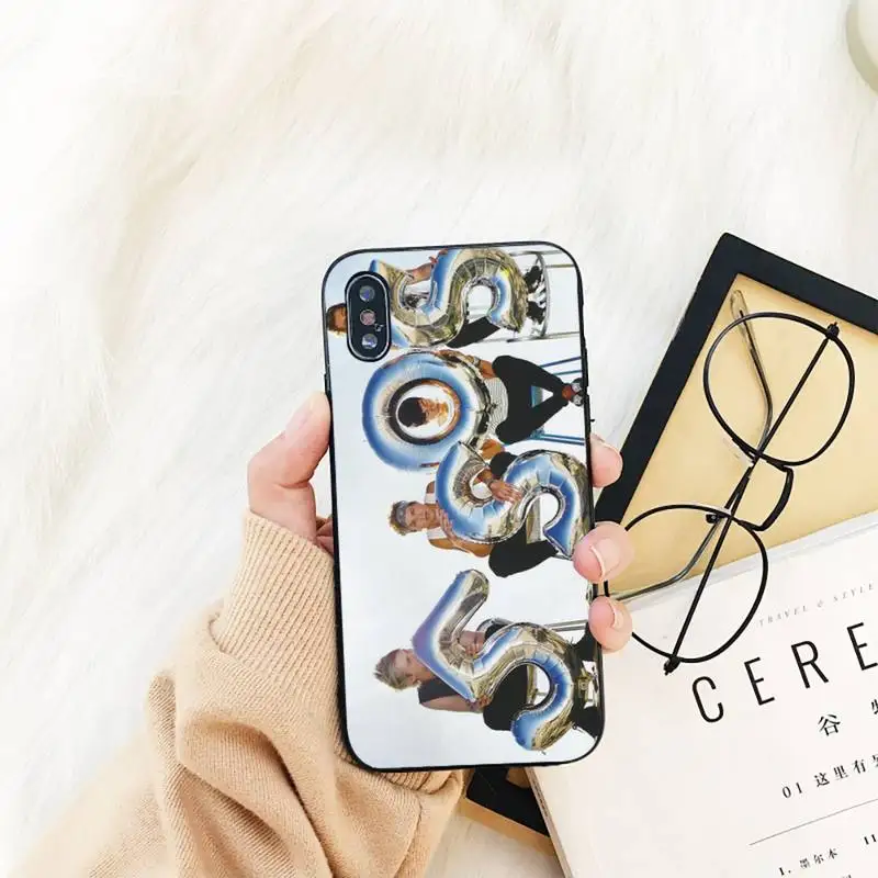 Yinuoda 5 SOS DIY окрашенный блестящий чехол для телефона iPhone 11 8 7 6 6S Plus X XS MAX 5S SE 2020 XR pro