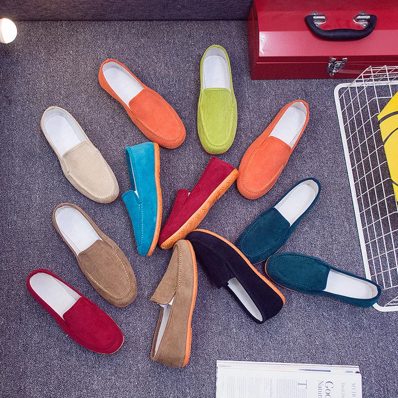 Тканевая обувь в стиле Старый Пекин Женская Повседневная парусиновая на плоской