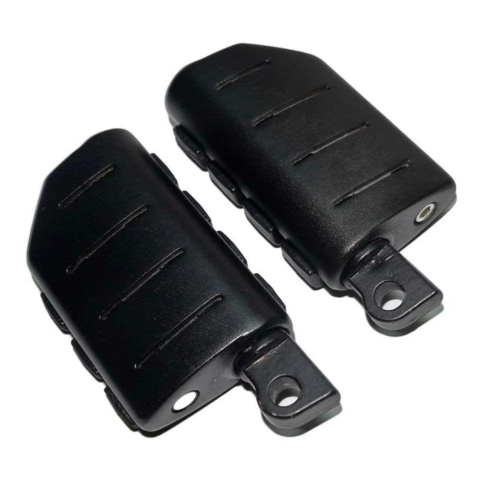 Male Mount Motorcycle Rubber Footrest Footpegs Floorboard For Harley Iron XL 883 1200 Street 750 500 Touring Custom Dyna Softail