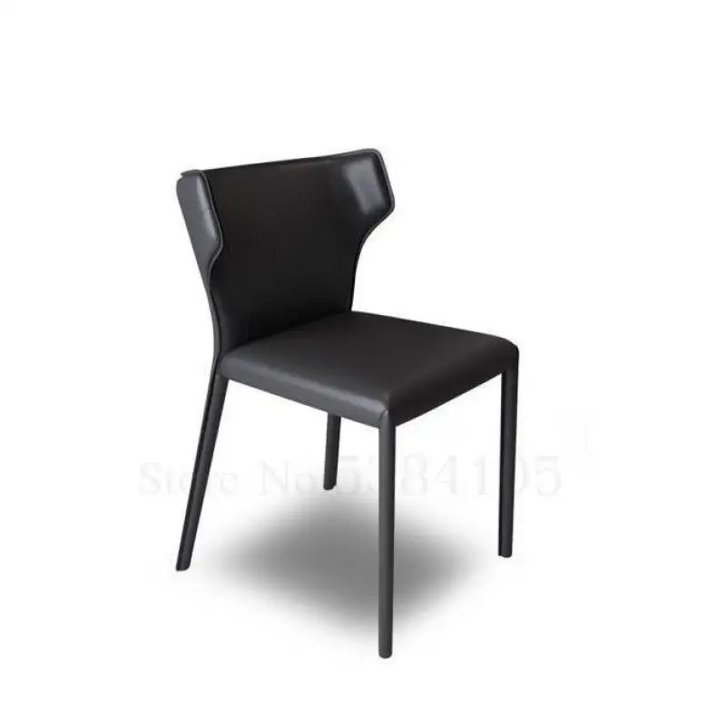 Обеденный стул домашний стиль Скандинавская спинка сетка красное железо