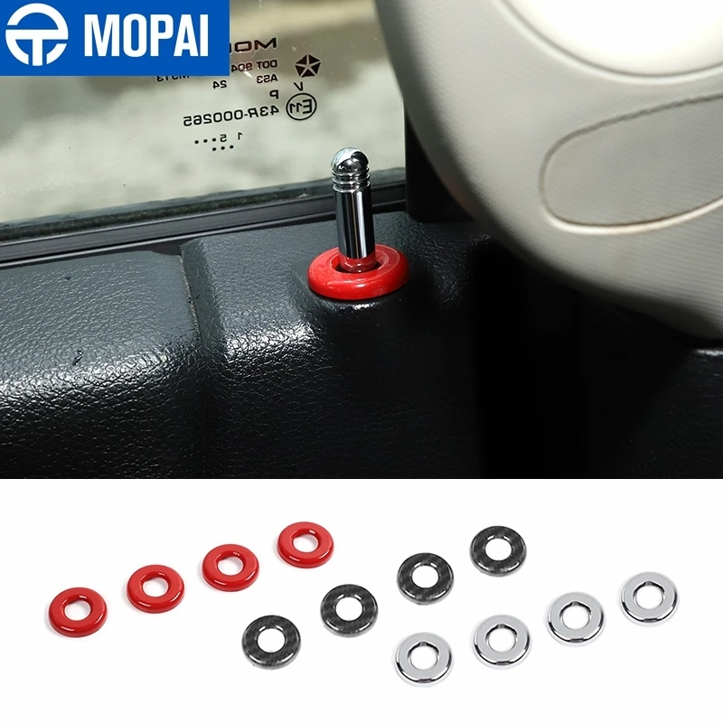 

MOPAI Interior Mouldings for Car Door Lock Bolt Pin Lift Protect Decoration Cover Sticker Accessories for Dodge RAM 2010-2021