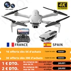 Дрон idg 2021 F10, Радиоуправляемый с широкоугольной двойной камерой, 4K 5G Wi-Fi, полет квадрокоптером, 25 минут, расстояние 2000 м