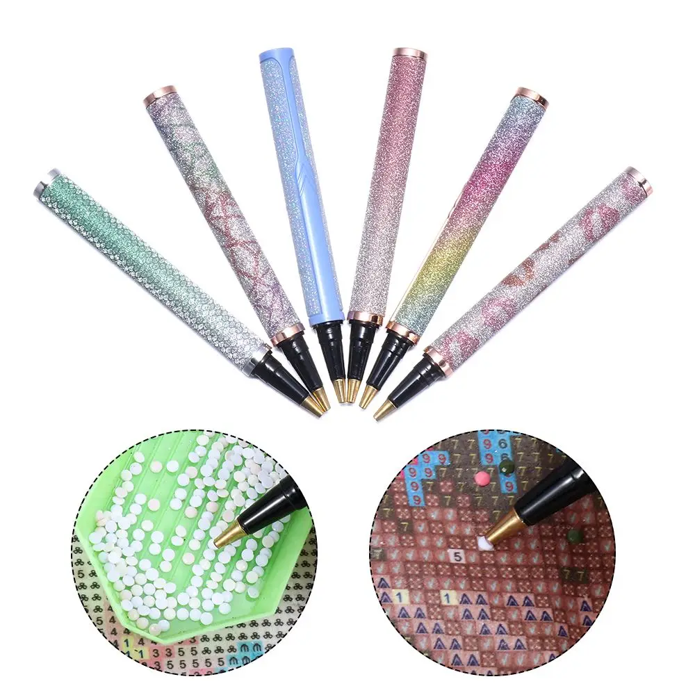 

5D Cross Stitch Sparkle Embroidery Point Drill Pens Diamond Painting Pen Glitter Diamond Diamond Painting Accessories