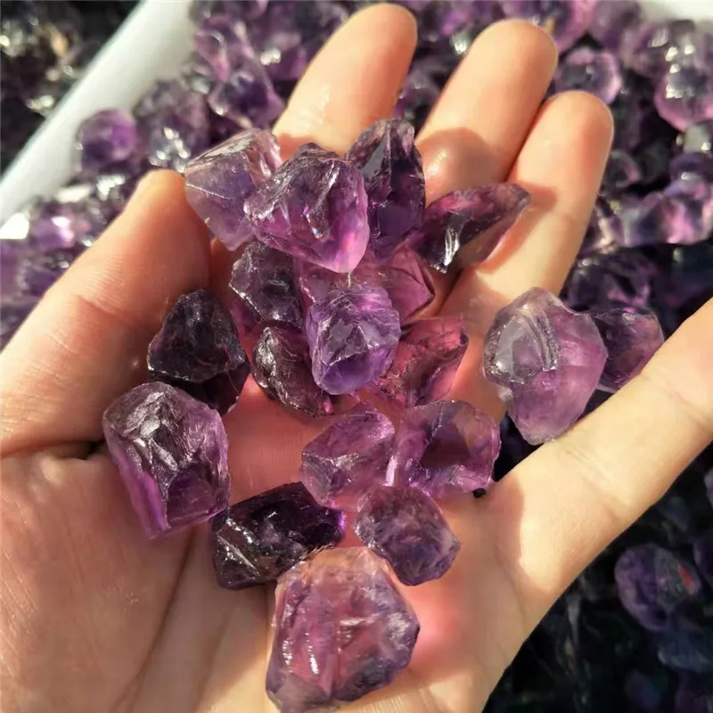 

Высококачественный необработанный натуральный фотокристалл, бразильский аметист, необработанный драгоценный камень, лечение 200 г